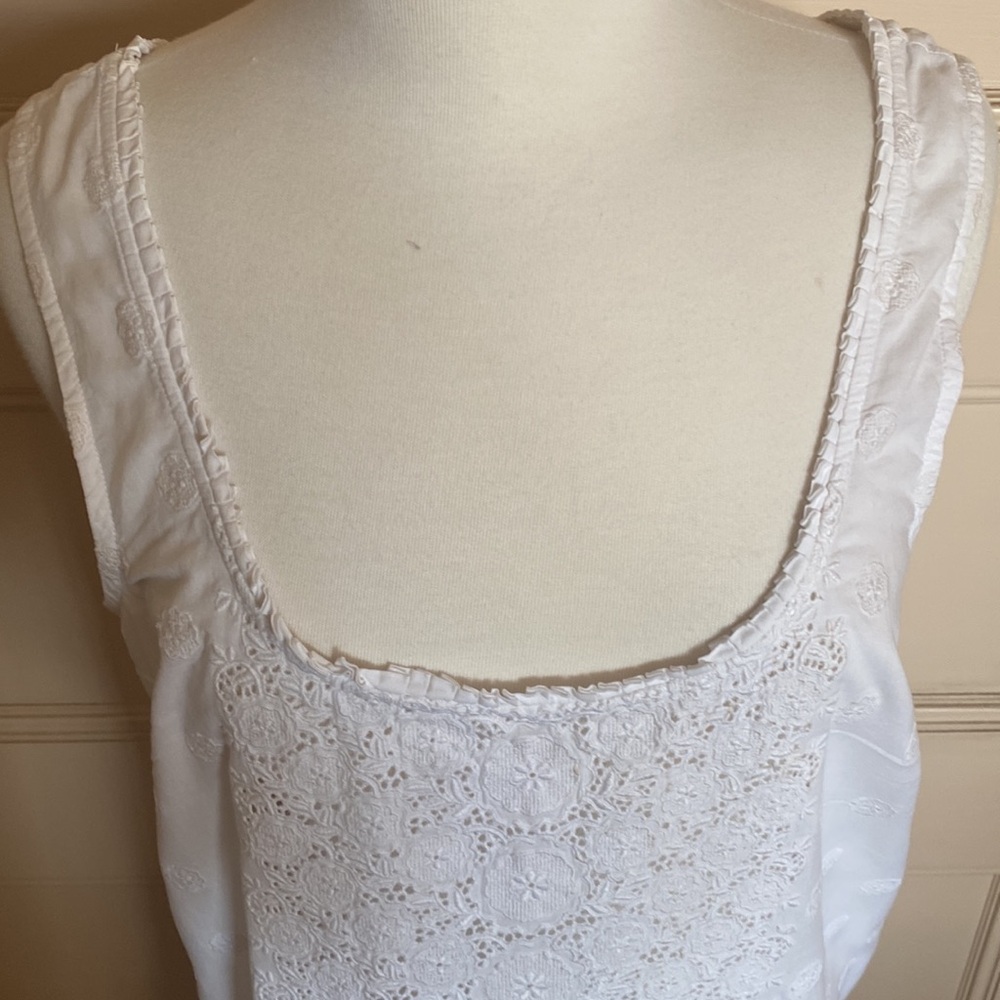 Anthropologie Maeve Eyelet Dress - Picture 3 of 12